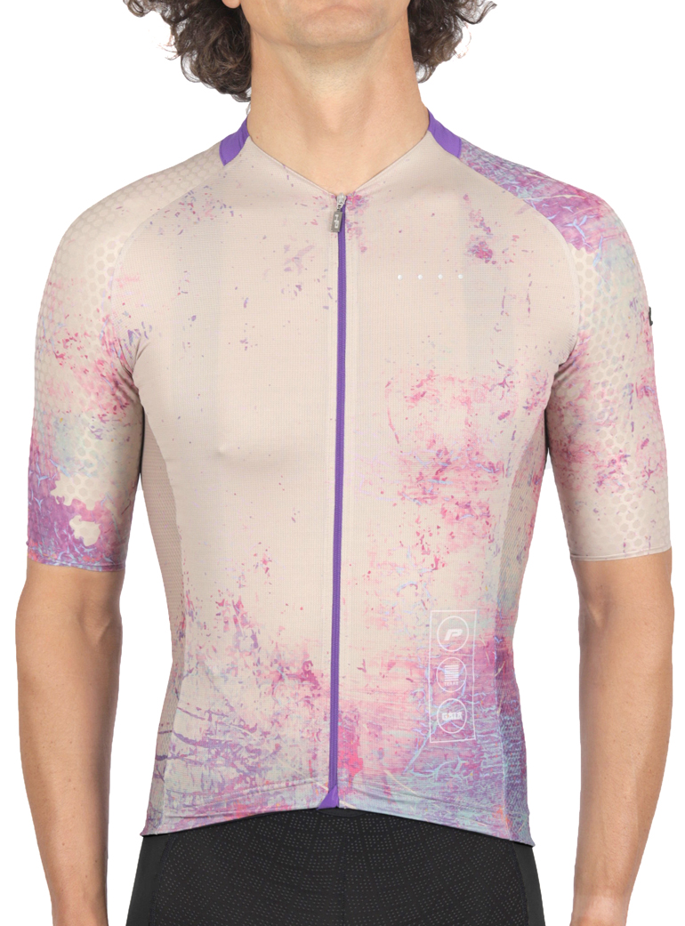 Maillot amethyst velo gravel gaia collection